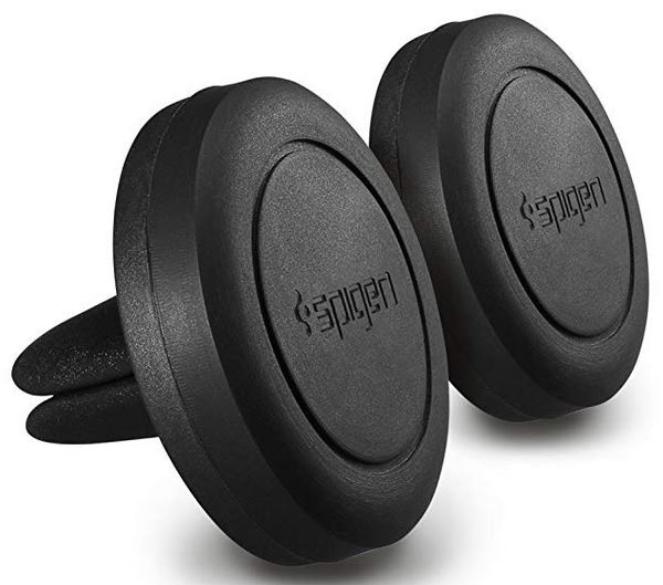 Spigen Kuel A2002 Car Phone Mount Magnetic Air Vent 2 Pack Phone Holder for iPhone